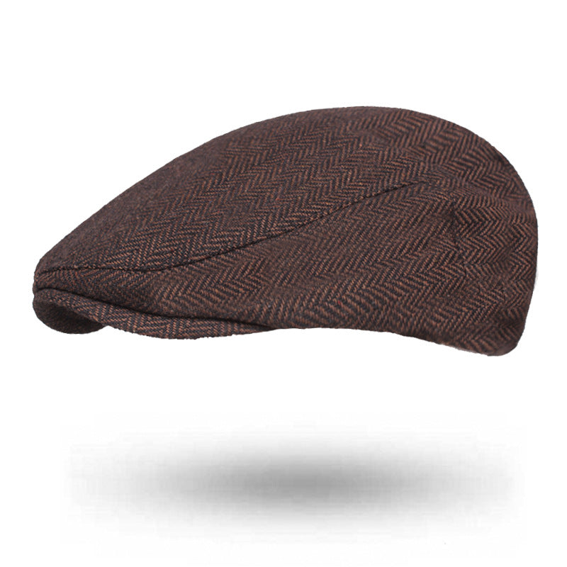 Men's Creative Cotton Simple Beret - Stylish and Functional Headwear