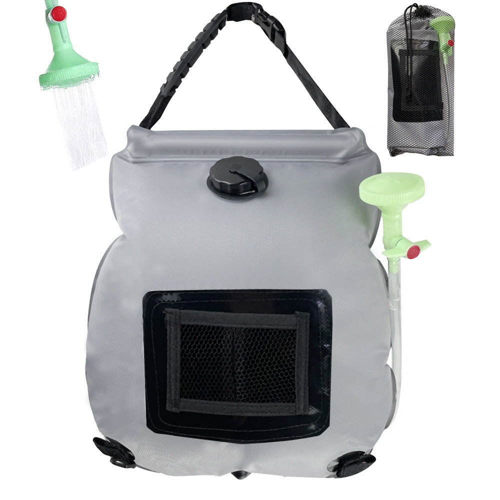 Outdoor Solar Badetasche Camping Badewasser Aufbewahrungstasche Tragbare 20L Badewassertasche