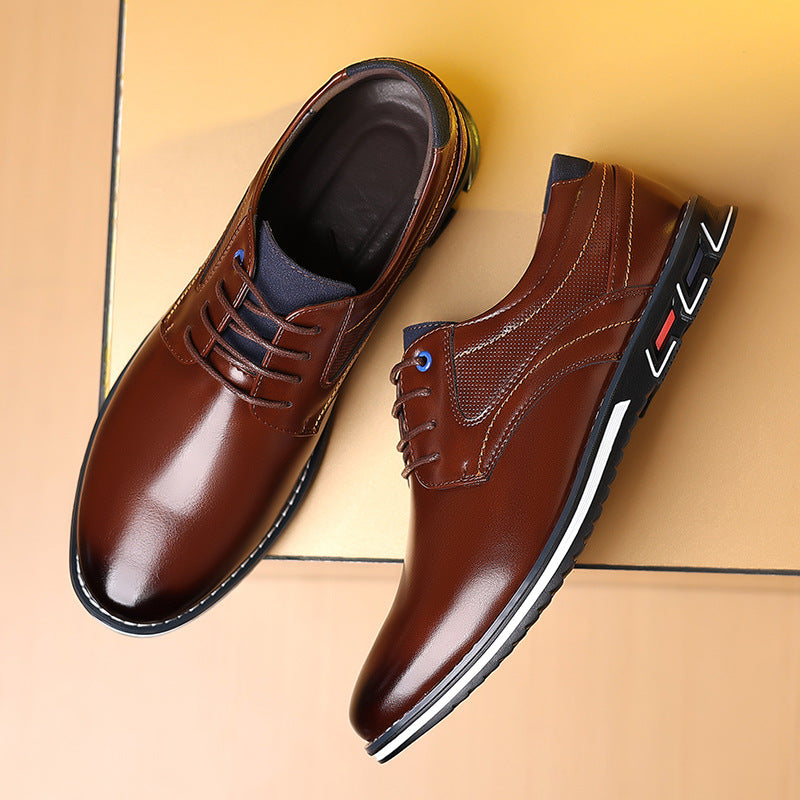 Elevate Your Workwear with Men's Fashion Leather Shoes