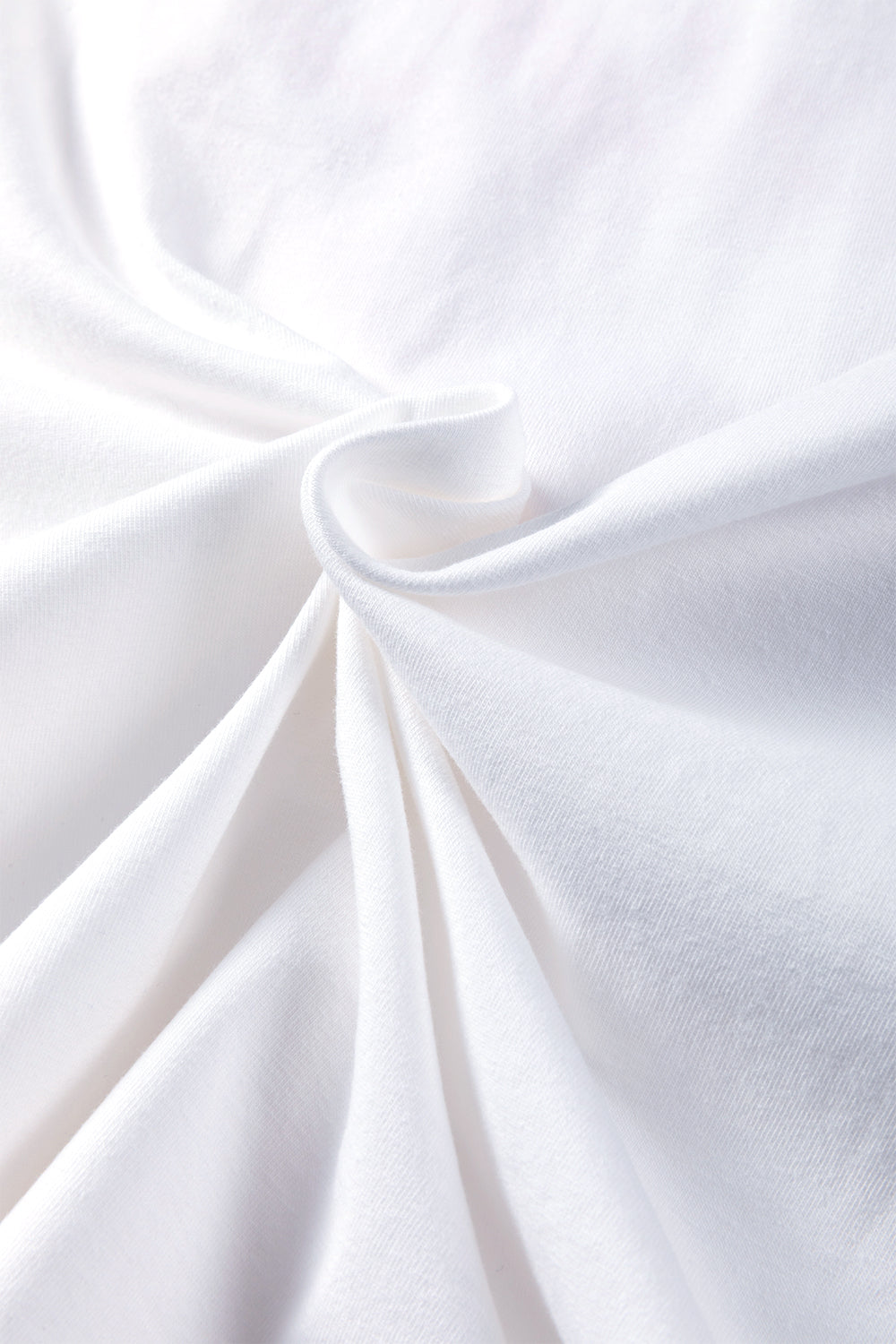 White Valentine Love Tinsel Graphic T-shirt