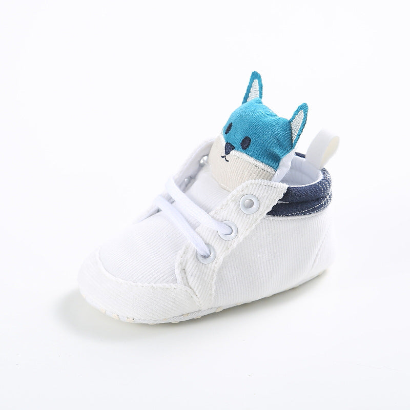 Embossed Cotton Cloth Baby Toddler Shoes - Stylish and Comfortable