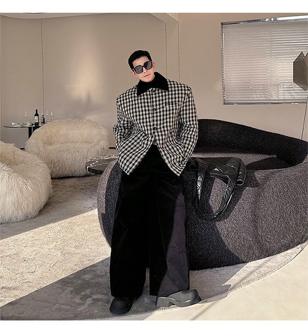 Mode Marke Retro Verdickt Gepolsterte Jacke männer Einfache