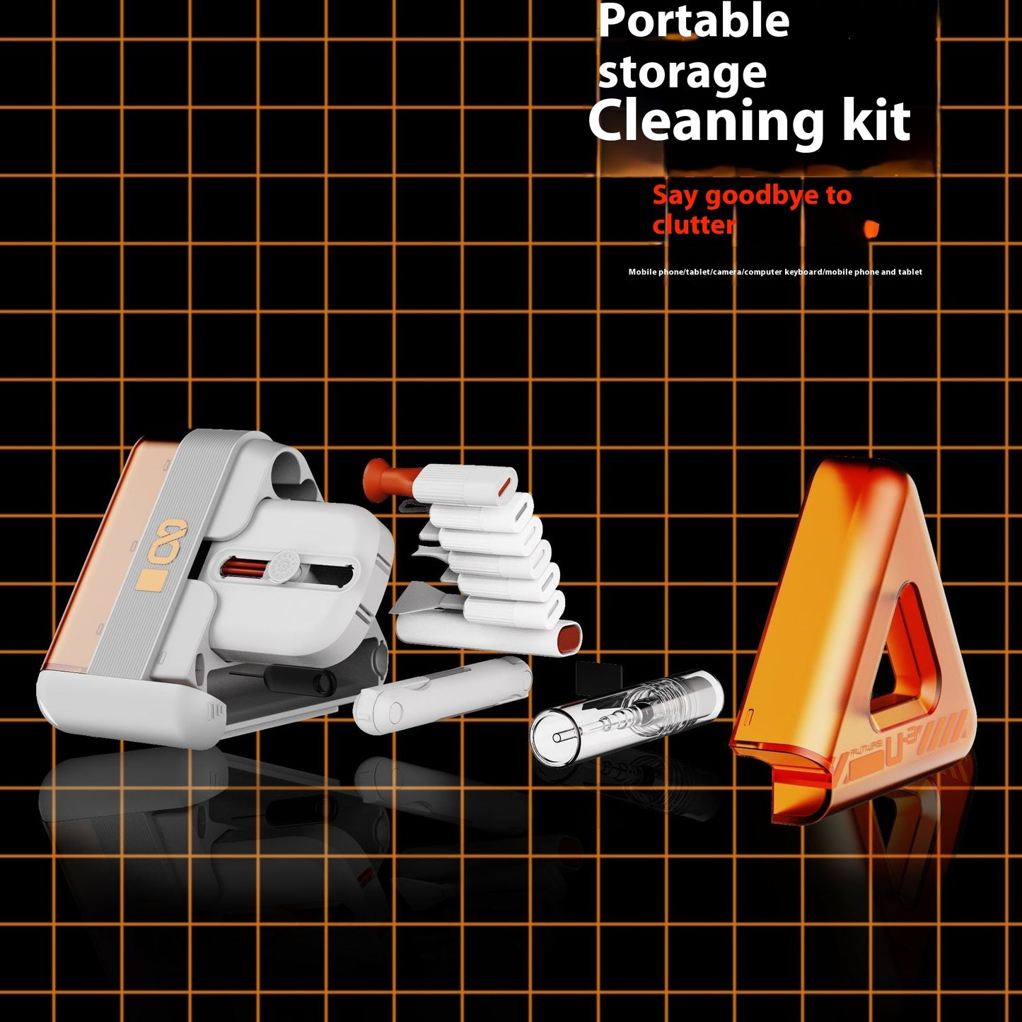 24-in-1-Multifunktions-Reinigungsbürste für Computer-Telefon-Headsets