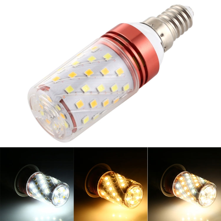 Dreifarbige dimmbare Maiskolben-Glühbirne SMD 2835, E27 16 W 700 lm 84 LEDs, E14 16 W 700 lm 84 LEDs, E27 12 W 500 lm 60 LEDs, E14 12 W 500 lm 60 LEDs