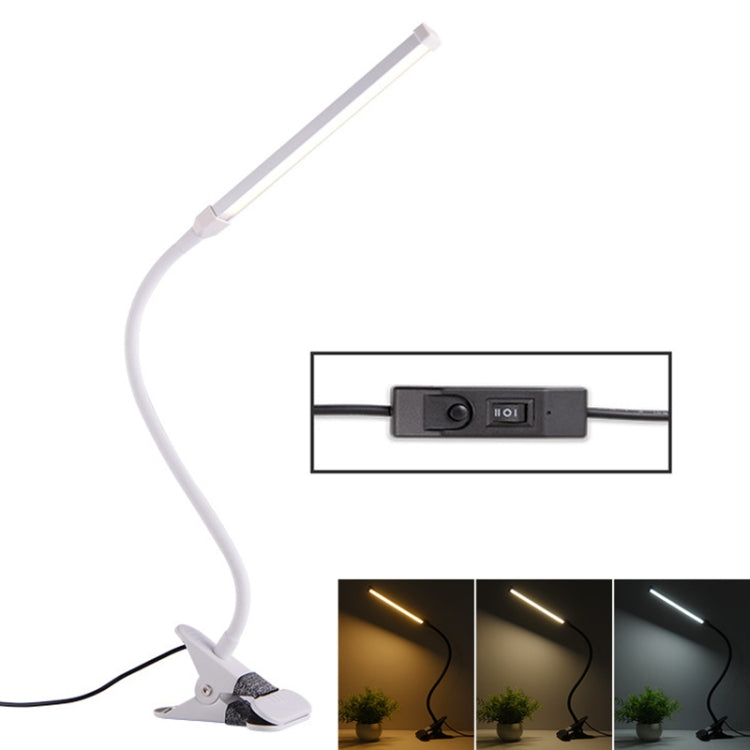 LED-Schreibtischlampe, 8 W, faltbar, verstellbar, Augenschutz, Tischlampe, USB-Plug-in-Version, USB-Plug-in-Version (schwarz), USB-Plug-in-Version (weiß)