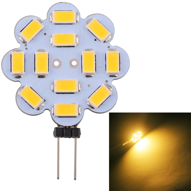 G4 12 LEDs SMD 5730 240LM 2800-3200K Pflaumenblütenform Stufenloses Dimmen Energiesparende Lampe mit Stiftsockel, DC 12V, G4 12 LEDs SMD 5730 240LM, G4 12 LEDs SMD 5730 240LM