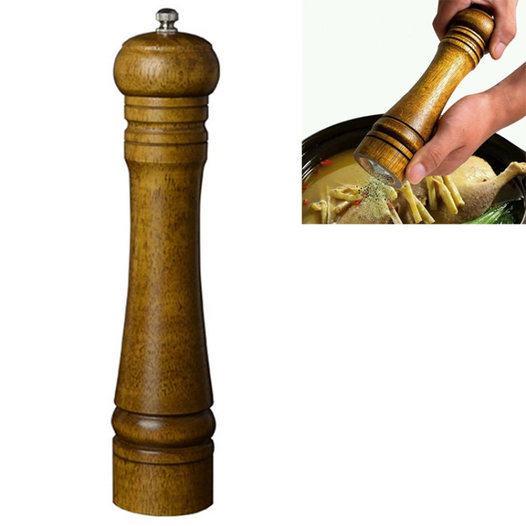 Länge: Klassische Pfeffer-, Gewürz- und Salzmühle aus Holz, Stil 4, 5 Zoll, Stil 4, 8 Zoll, Stil 4, 10 Zoll