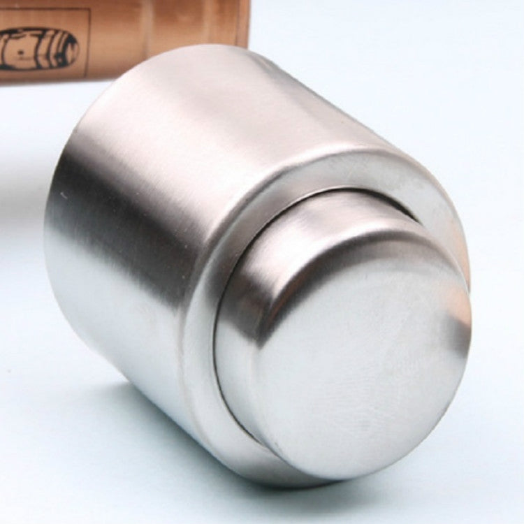 Push Edelstahl Rotwein Stopper Champagner Stopper, Rotwein Stopper, Wortloser Wein Stopper, Champagner Stopper, Wortloser Champagner Stopper