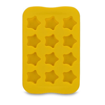 Silikon-Schokoladenform, kreative geometrische Eiswürfelform, Kuchendekoration, rund, quadratisch, herzförmig, sternförmig