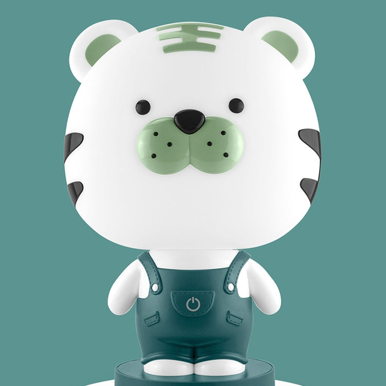 3W Cartoon Crown Pet USB Touch Control Nachtlicht, Kaninchen Pink, Kaninchen Grau, Kaninchen Hellblau, Bär Pink, Bär Grau, Bär Kaffee, Kuh Pink, Kuh Kaffee, Kuh Grün, Tiger Pink, Tiger Kaffee, Tiger Grün