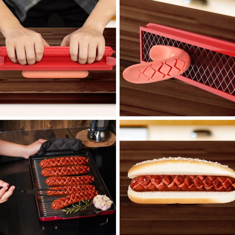 Hot Dog Schinken & Ei Cutter Barbecue Cut Texture Tool, Barbecue Cut