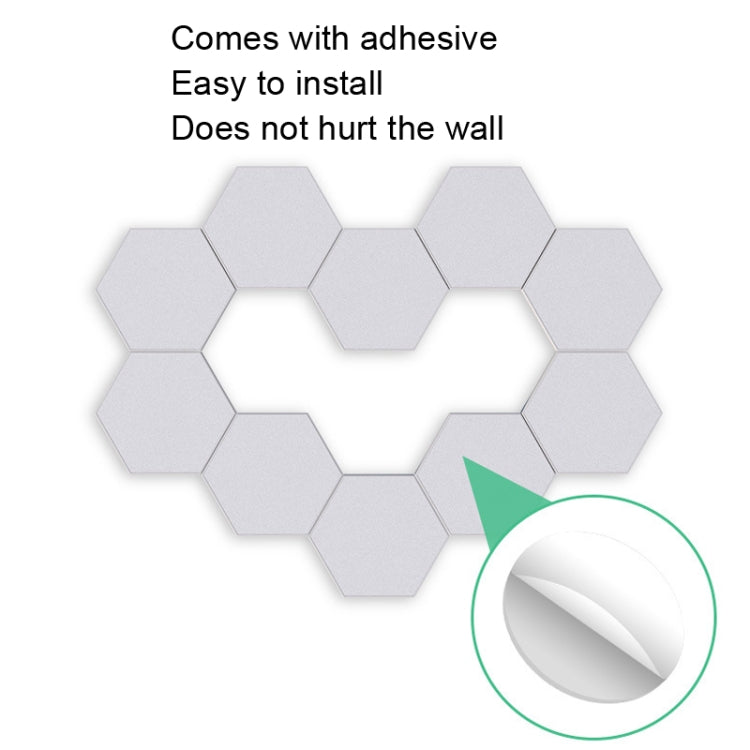 LED Quantum Honeycomb Night Light RGB Atmosphere Decorative Light, Style:, USB Touch Colorful, USB Touch 3 Color, USB Remote Control Colorful