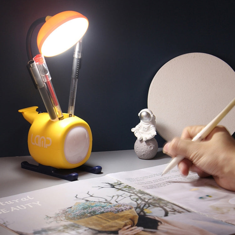 L-220902 LED Cartoon Flugzeug Wiederaufladbare Augenschutz Lernschreibtischlampe