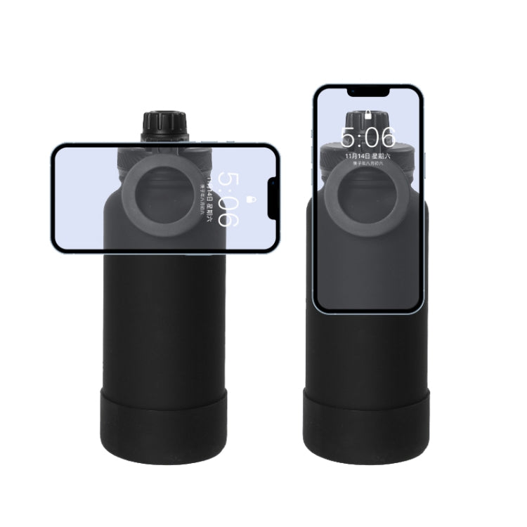 Sportflasche mit magnetischer Telefonhalterung, Edelstahl-Thermosbecher, 650 ml, 1000 ml, 1200 ml