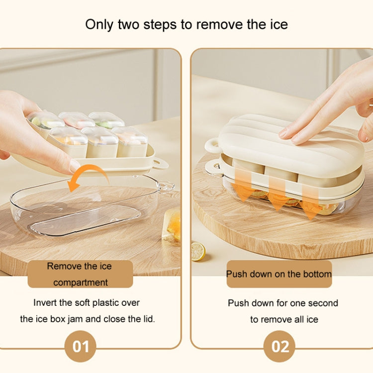 Mini Silicone Ice Cube Soft Mold Home Refrigerator Ice Box