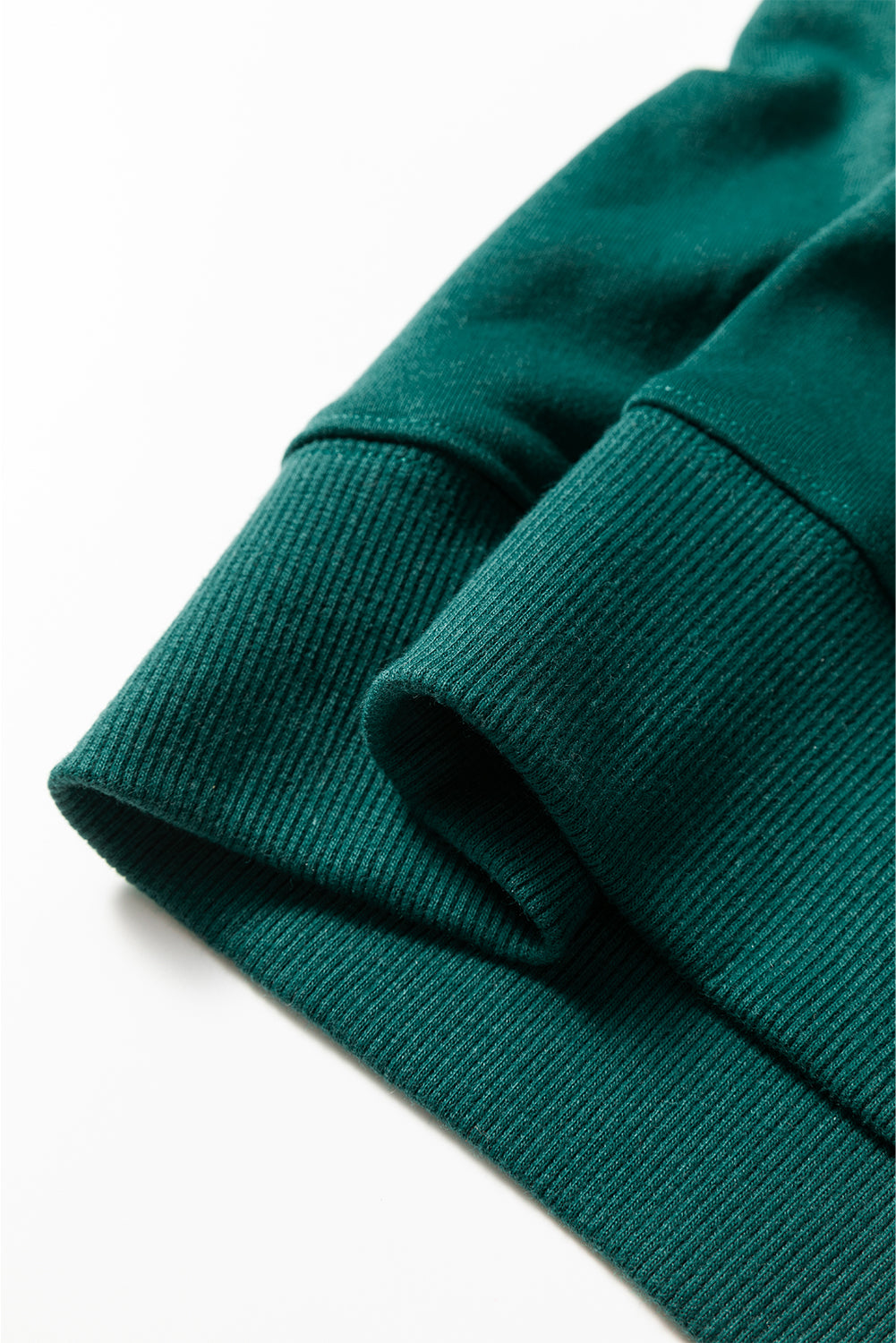 Evergreen Colorblock Drop Shoulder Baggy Sweatshirt