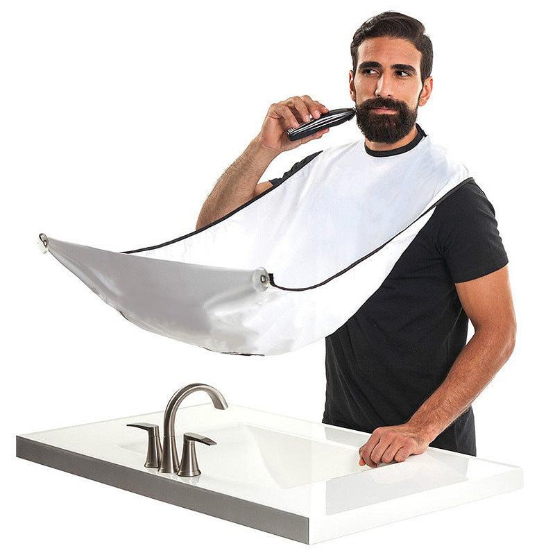 Kreative Rasierschürze für Männer, Haare und Bart
