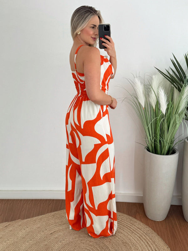 Neue modische Pendler Hosenträger Jumpsuit gerade Hose