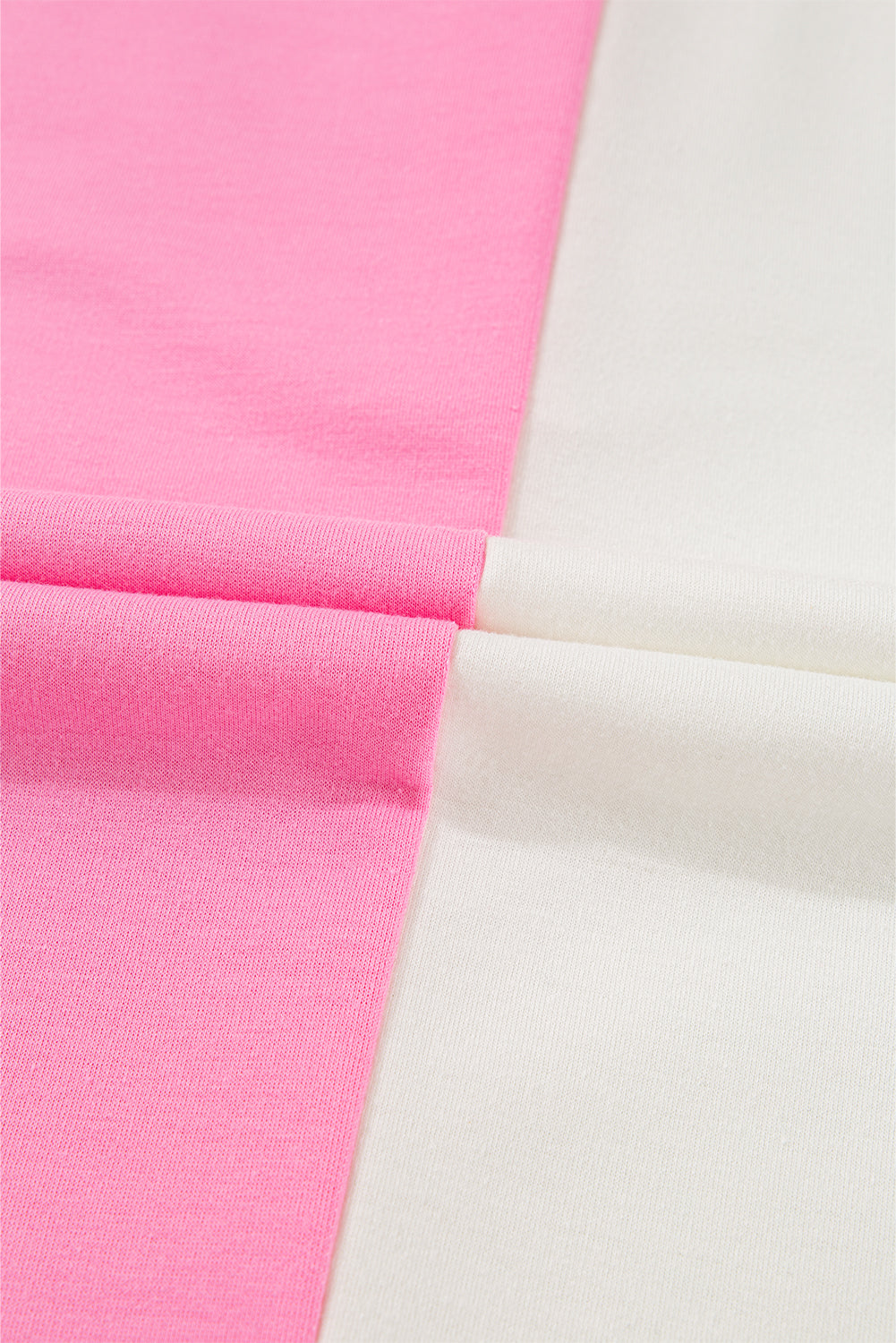 Bonbon Farbblock-Brusttaschen Halbknopf-Sweatshirt in Übergröße