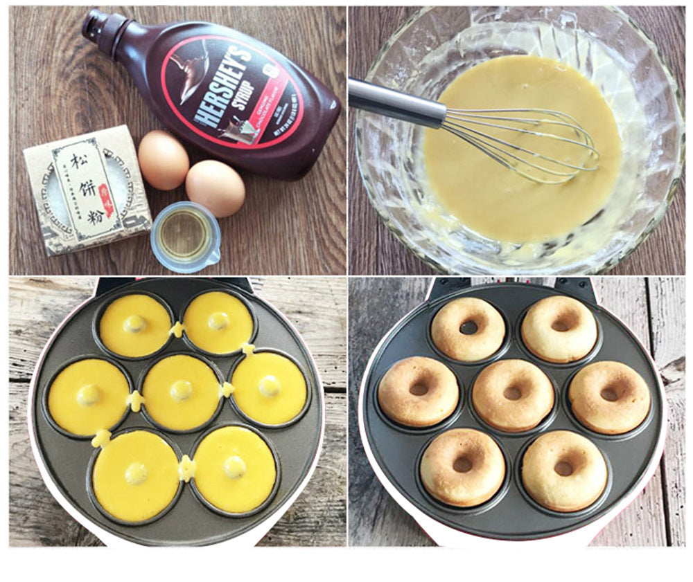 Home Donut Maker Frühstücks-Maker Kuchen-Maker Runder Kuchen-Maker