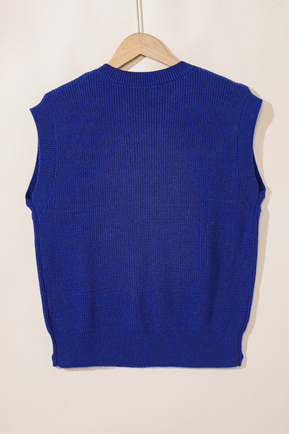 Bluing Sparkling American Flag Knitted Vest