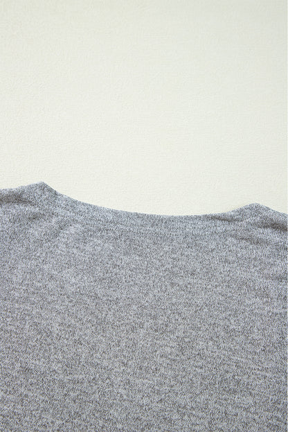 Leichte Strickjacke mit hoher Taille und offener Vorderseite in Volltonfarbe
