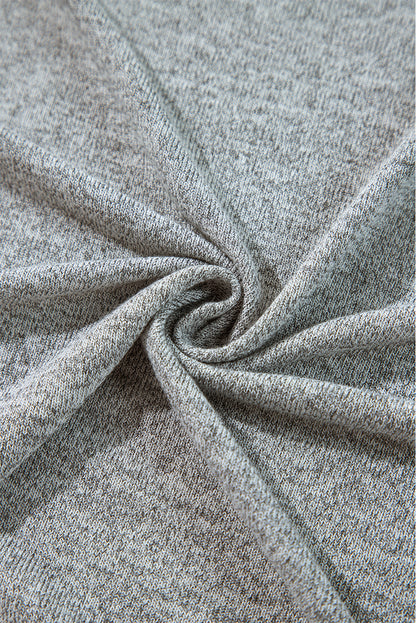 Leichte Strickjacke mit hoher Taille und offener Vorderseite in Volltonfarbe