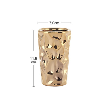 Creative Golden Ceramic Bathroom Toilet Set