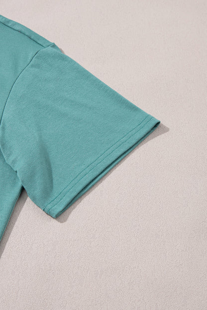 Skobeloff Lounge-Set aus T-Shirt und Hose mit Weihnachtsbaum-Print