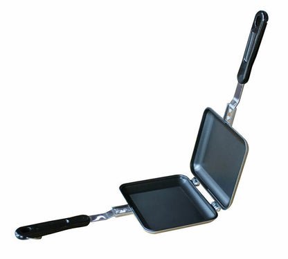 Sandwich Toastie Maker Toaster Maschine Frühstück Antihaft Camping Herd Toaster