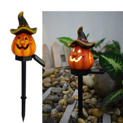 Solar Halloween Outdoor Kreative Atmosphäre Kürbis Lampe