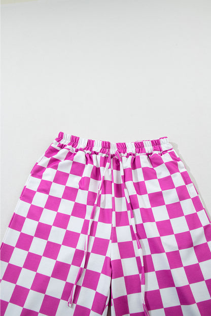 Hellrosa Lounge-Set mit T-Shirt und Hose mit „Be Mine“-Print