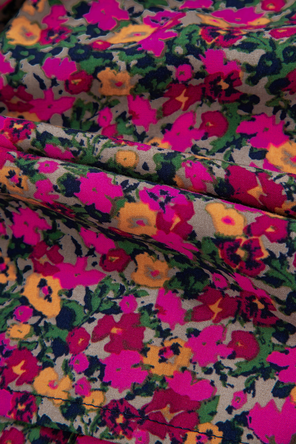 Rose Boho Frilled Straps Floral Tank Top