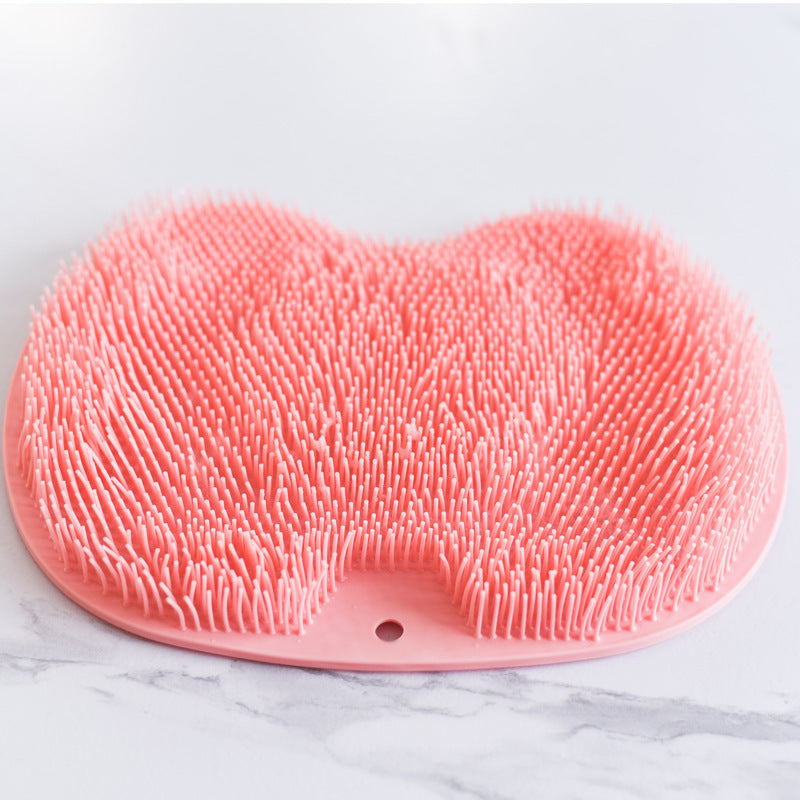 Silicone Massage Bath Brush & Mat