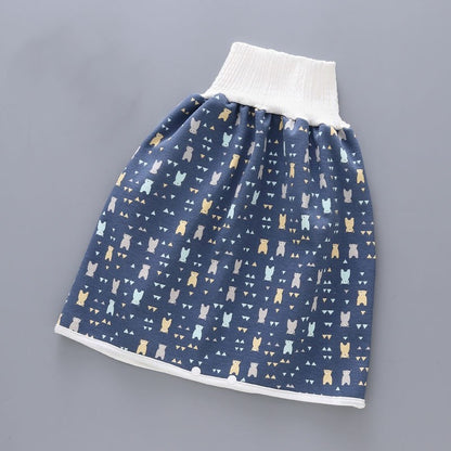 Leak-Proof Cotton Bed Wetting Skirt for Babies