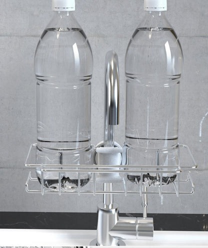 Edelstahl Spüle Lagerung Rack Küche Bad Einstellbare Wasserhahn Seife Dish Drainer Regal Küche Organizer