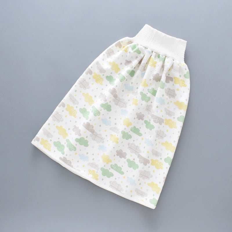 Leak-Proof Cotton Bed Wetting Skirt for Babies