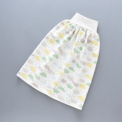 Leak-Proof Cotton Bed Wetting Skirt for Babies