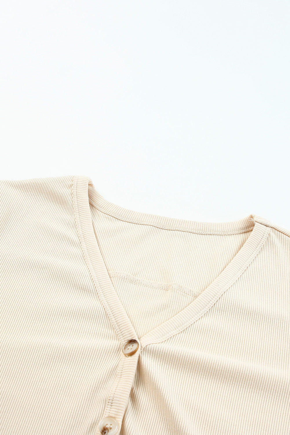 Apricot – Selected – High-Low-Cardigan mit Knopftaschen