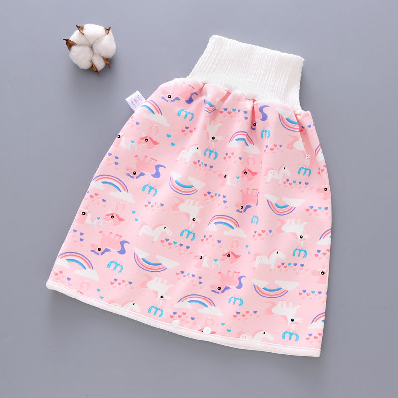 Leak-Proof Cotton Bed Wetting Skirt for Babies