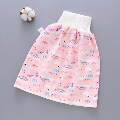 Leak-Proof Cotton Bed Wetting Skirt for Babies