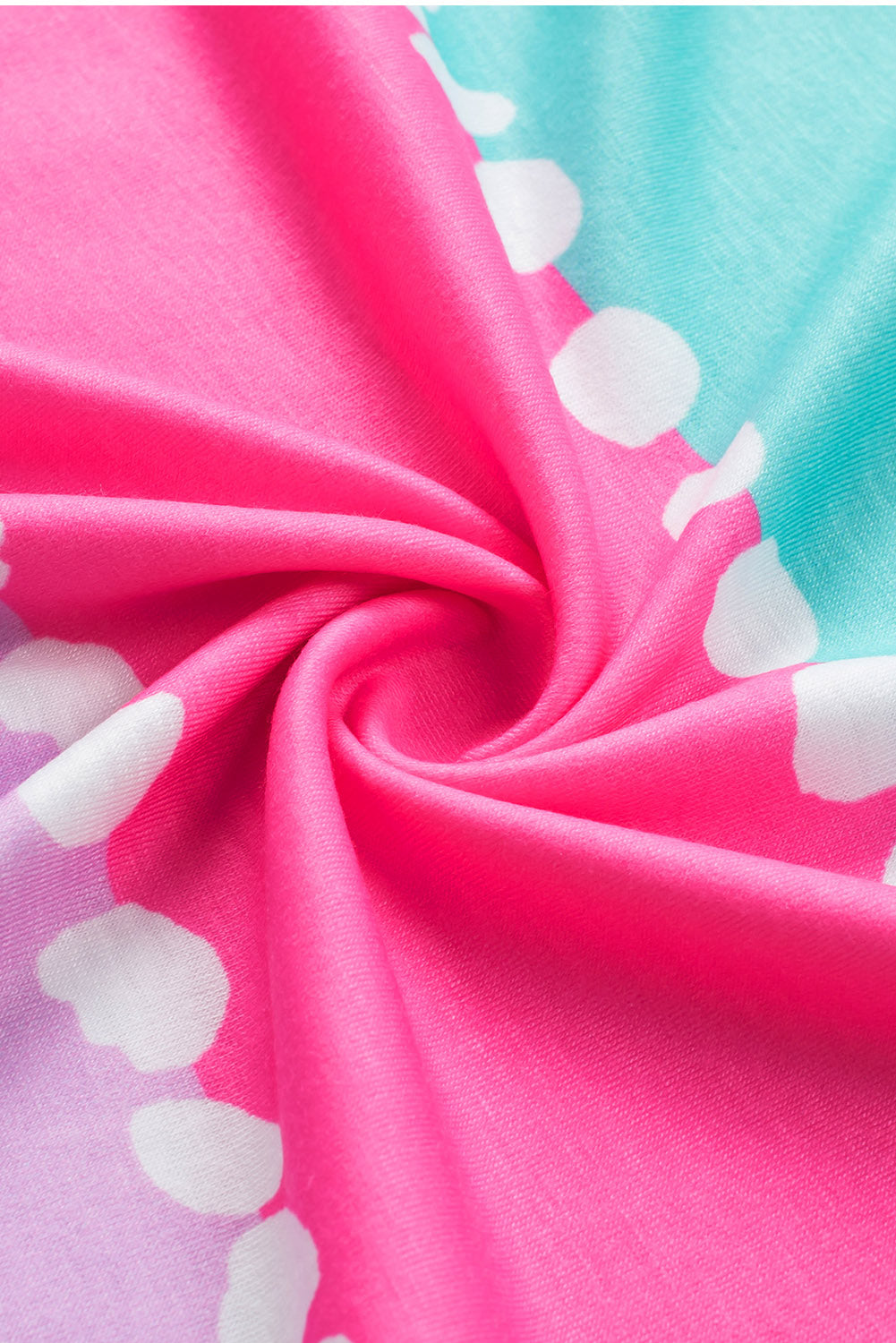 Gelb gestreiftes T-Shirt mit Farbblock und V-Ausschnitt