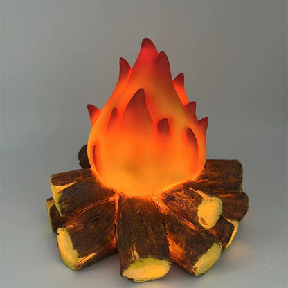 LED-Simulation Holzkohleflammenlampe Ornamente