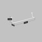 Stainless Steel Kitchen Wall Mounted Kitchen Storage Rack Hole Plate