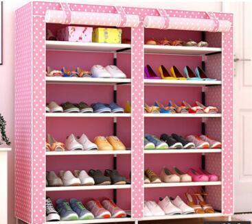 Actionclub Double Row Shoe Cabinet"