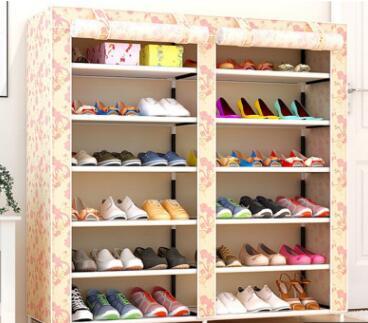 Actionclub Double Row Shoe Cabinet"