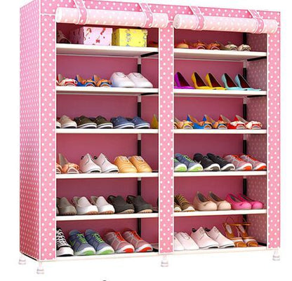 Actionclub Double Row Shoe Cabinet"
