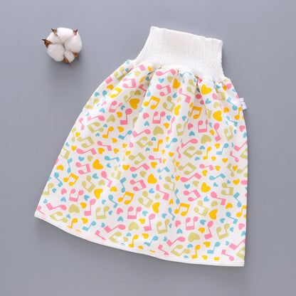 Leak-Proof Cotton Bed Wetting Skirt for Babies