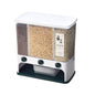 Clear Plastic Wall-Mounted Grain Storage Box