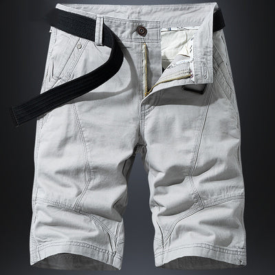 Men's Summer Casual Loose Large Size Thin Cargo Half-Length Pants